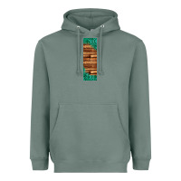 Sage western tooled leather sunflower turquoise gemstone pen wrap 1 Heavyweight Hoodie - Jasminsmagicworld