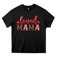 Black loved mama Heavy Core Tee - RanaPortraitStore
