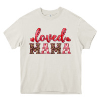 Cream loved mama Heavy Core Tee - RanaPortraitStore
