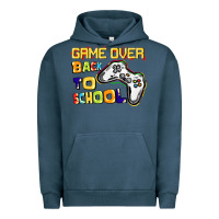 Pigment Midnight Navy Game over back to school Urban Hoodie - CowGirlArtShop