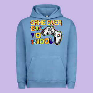 Game Over Back To School Urban Hoodie Designed By Cowgirlartshop
