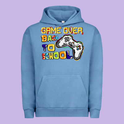 Game Over Back To School Urban Hoodie Designed By Cowgirlartshop