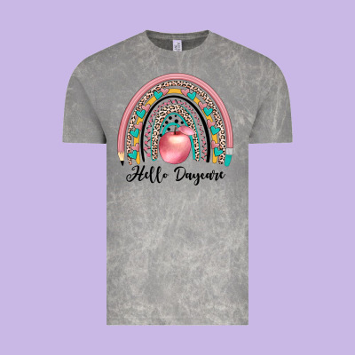 Hello Daycare Vintage Tee Designed By Jahusdesignshop