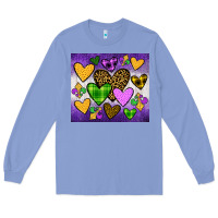 Colony Blue mardi gras Long Sleeve Tee - JahusDesignShop