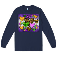 Navy mardi gras Long Sleeve Tee - JahusDesignShop