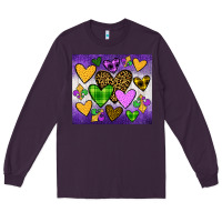 Plum mardi gras Long Sleeve Tee - JahusDesignShop
