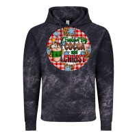 Cloud Black christmas fueled by cocoa and christ ornament Vintage Hoodie - Artiststas