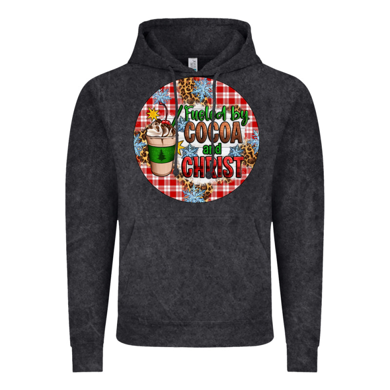 Christmas Fueled By Cocoa And Christ Ornament Vintage Hoodie by Artiststas | Teevron