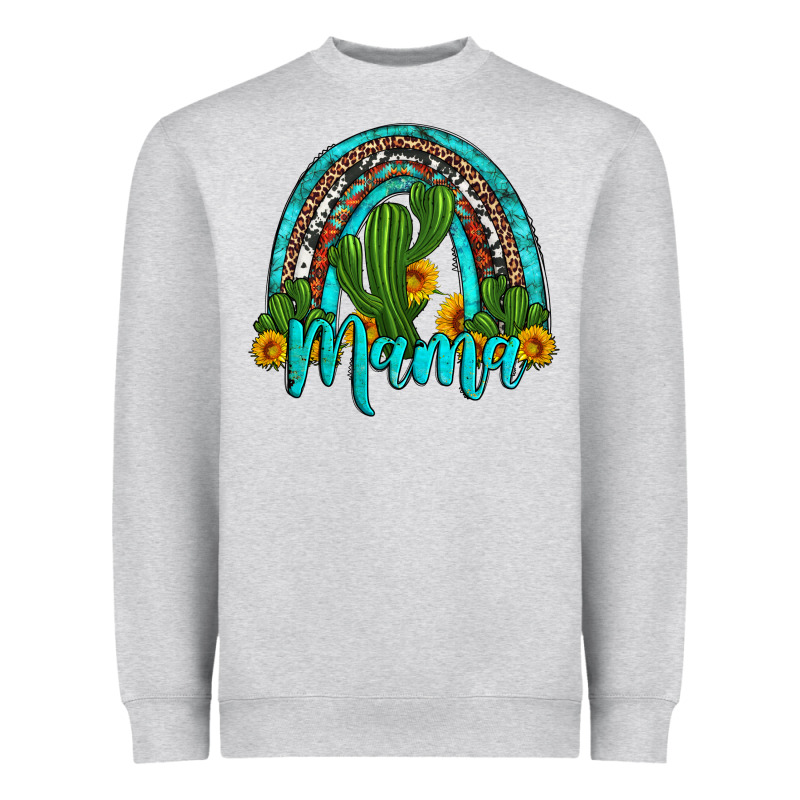Western Cactus And Sunflower Mama Rainbow Heavyweight Sweatshirt by Artiststas | Teevron