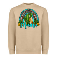 Mushroom western cactus and sunflower mama rainbow Heavyweight Sweatshirt - Artiststas