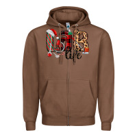 Chestnut lab life christmas Zipper Hoodie - MaliasSmallBusiness