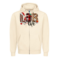 Sandshell lab life christmas Zipper Hoodie - MaliasSmallBusiness