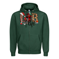 Sports Green lab life christmas Zipper Hoodie - MaliasSmallBusiness