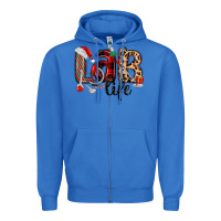 True Royal lab life christmas Zipper Hoodie - MaliasSmallBusiness