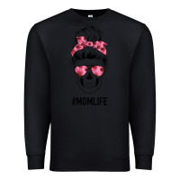 Black Pink Flower Mom Skull Premium Sweatshirt - Bettercallsaul