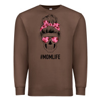 Chestnut Pink Flower Mom Skull Premium Sweatshirt - Bettercallsaul