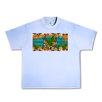 Cactus Sunflower Horseshoe License Plate Urban Heavy Tee | Teevron