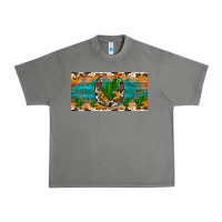 Tornado cactus sunflower horseshoe license plate Urban Heavy Tee - Artiststas