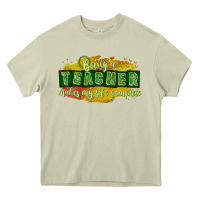 Mossy being a teacher makes my life complete Heavy Core Tee - texasbilliewilder