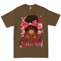 Cacao one loved supervisor afro messy bun Premium Tee - texasbilliewilder