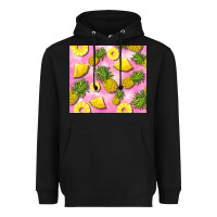Black pink pineapple Heavyweight Hoodie - BarkalooDesign