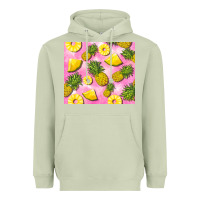 Matcha pink pineapple Heavyweight Hoodie - BarkalooDesign
