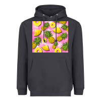 Smoke pink pineapple Heavyweight Hoodie - BarkalooDesign