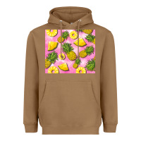 Toasted Coconut pink pineapple Heavyweight Hoodie - BarkalooDesign