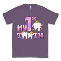 Lavender my first tooth with teeth for girls Classic Tee - AdoDesignShop