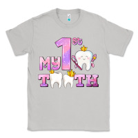 Moon Dust my first tooth with teeth for girls Classic Tee - AdoDesignShop