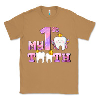 Toasted Coconut my first tooth with teeth for girls Classic Tee - AdoDesignShop