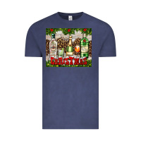 Vintage Denim christmas cocktail party Vintage Tee - AdoDesignShop