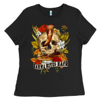Black karma bites back Ladies Tee - RanaPortraitStore