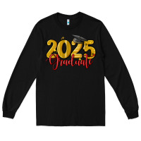 Black 2025 graduate Long Sleeve Tee - MaliasSmallBusiness
