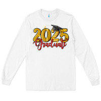 White 2025 graduate Long Sleeve Tee - MaliasSmallBusiness