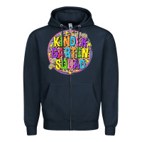 Navy kindergarten squad Zipper Hoodie - NancyCooperArtShop