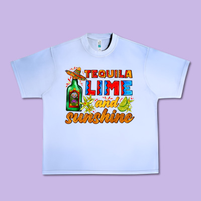 Tequila Lime And Sunshine Urban Heavy Tee Designed By Adodesignshop