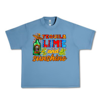 Pebble Blue tequila lime and sunshine Urban Heavy Tee - AdoDesignShop