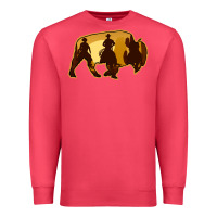 Cardinal Bison Silhouette Cowboy Premium Sweatshirt - Bettercallsaul