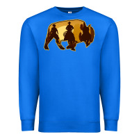 True Royal Bison Silhouette Cowboy Premium Sweatshirt - Bettercallsaul