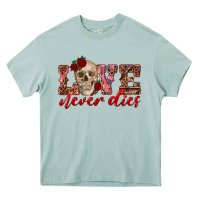 Arona love never dies skull Heavy Core Tee - RanaPortraitStore