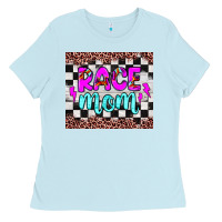 Baby Blue race mom Ladies Tee - JahusDesignShop