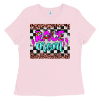 Bubblegum Pink race mom Ladies Tee - JahusDesignShop