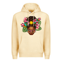 Pina Colada Afro Woman Summer Premium Hoodie - texasbilliewilder