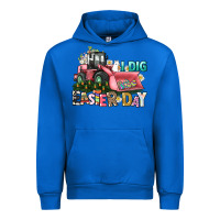 Cobalt I dig Easter Day Urban Hoodie - HowdyJamesFarm