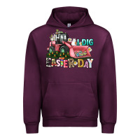 Mauve Wine I dig Easter Day Urban Hoodie - HowdyJamesFarm
