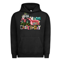 Pigment Black I dig Easter Day Urban Hoodie - HowdyJamesFarm
