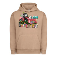Pigment Burro I dig Easter Day Urban Hoodie - HowdyJamesFarm