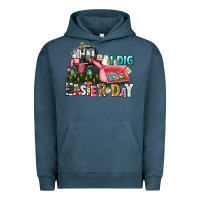 Pigment Midnight Navy I dig Easter Day Urban Hoodie - HowdyJamesFarm