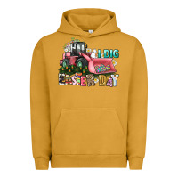 Pigment Peanut Butter I dig Easter Day Urban Hoodie - HowdyJamesFarm